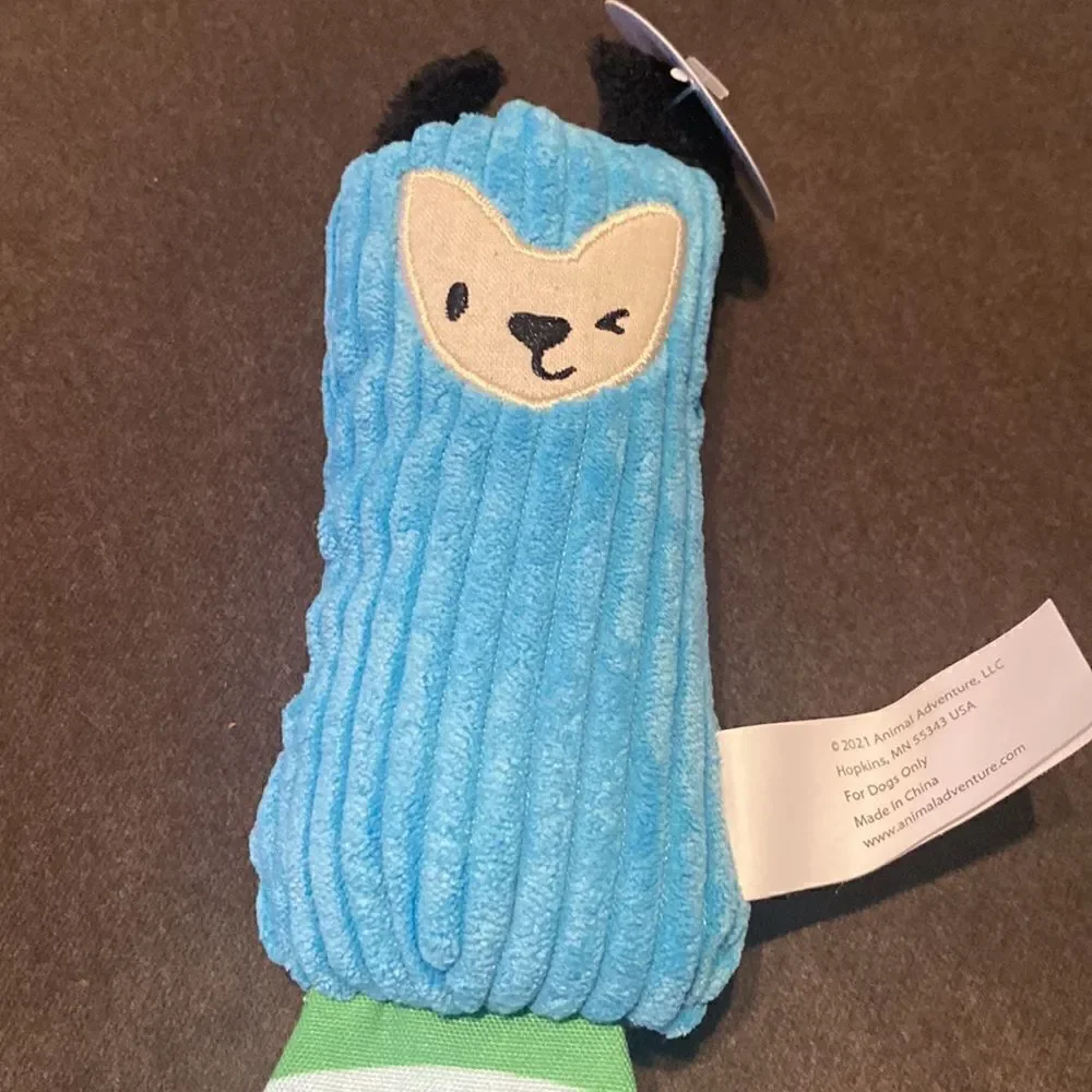 Boots & Barkley Dog Cuddle Toy Fox Crinkly and Squeaks! (2 Pack) NWT